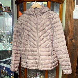 32 Degrees Women's Taupe Puffer Jacket